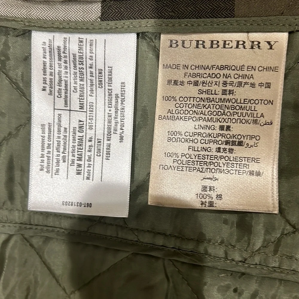 Burberry Brit 3 Piece 3 Season Barn Jacket. Size 4 - Picture 10 of 13